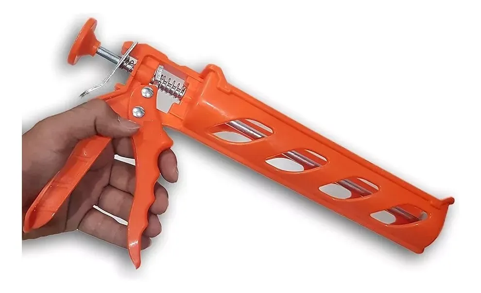 Pistola Soporte Dispensador Para Silicona Fria Reforzada Griferia