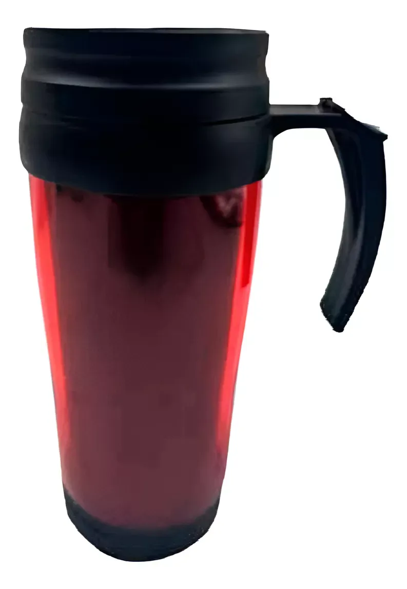 Vaso Térmico En Varios Colores Vaso Premiun De Metal a Mango De Plastico