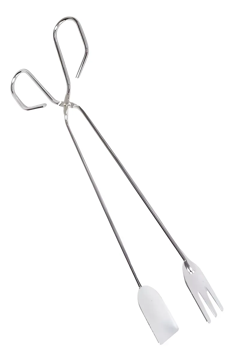 Pinza De Cocina Multiusos Ensaladas De Metal 30cm Antiadherente