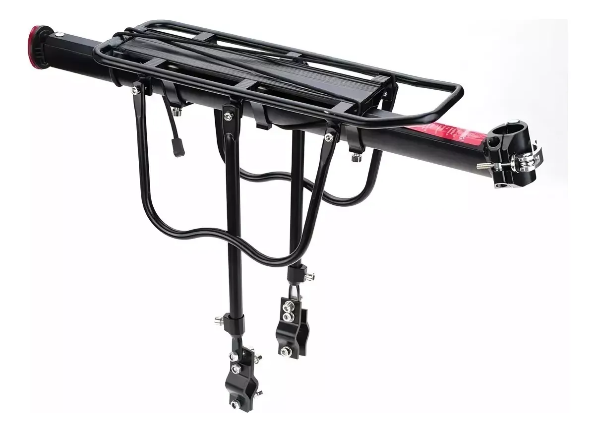 Parrilla Para Bicicleta Ajustable Hasta 60kg Reforzada Soporte trasero de carga