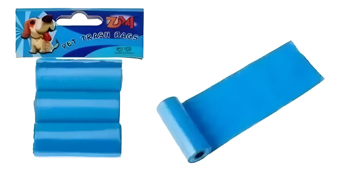 Bolsas Higiénicas Para Residuos De Mascotas X3 Unidades, Bolsas De Basura Resistente