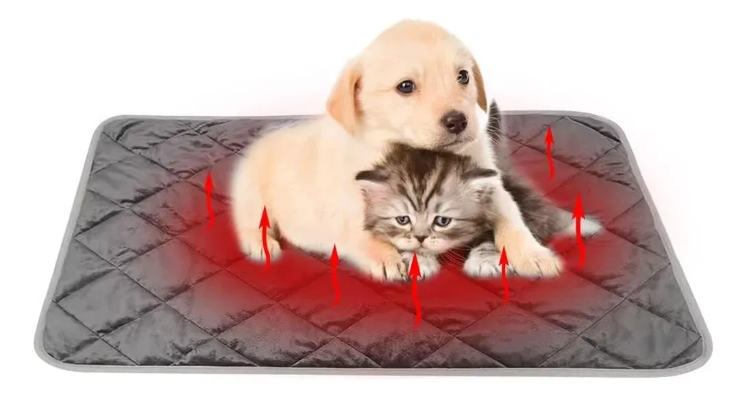 Colchon Autocalentable Termico Para Mascotas Comoda Y Suave de 40x50cm