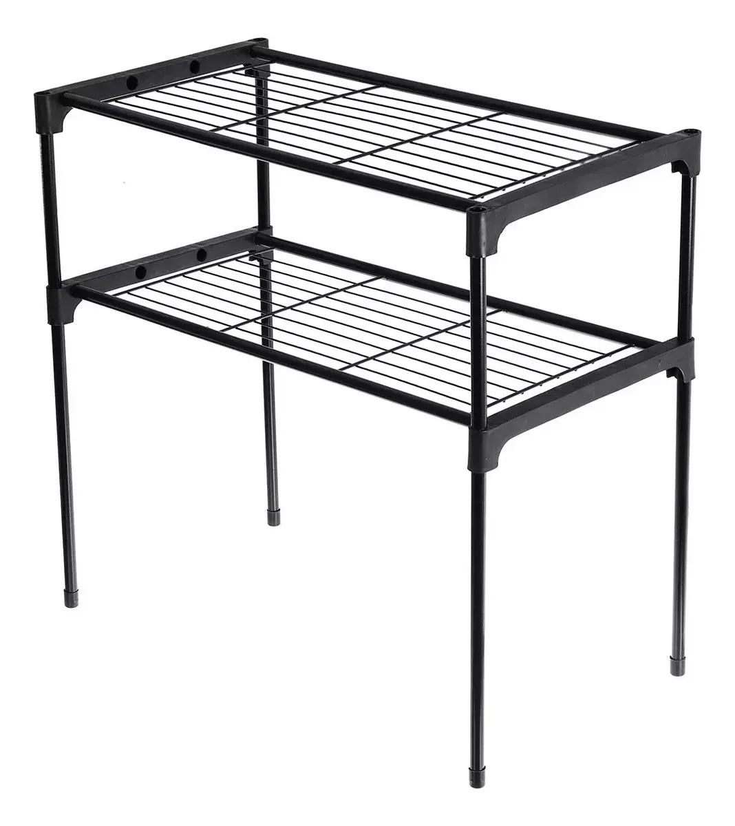 Estante Organizador Con 2 Estantes Para Microondas 2 Niveles