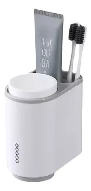 Porta Cepillos Dispensador Montaje en pared Con Vasos Magnético Ecoco E1905