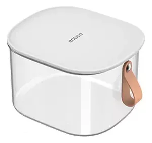Organizador Contenedor Con Tapa Pequeña Para Heladera Organizador de alimentos