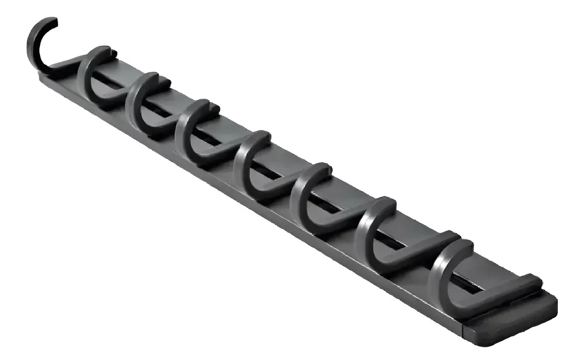 Perchero 6 Ganchos Organizador Colgante De Pared Metalico
