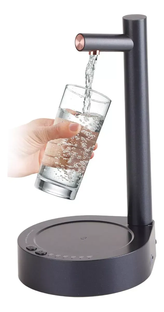 Dispensador De Agua Bomba De Agua Color Negro ​Carga USB