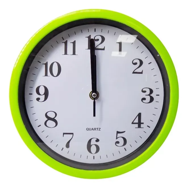 Reloj Decorativo Para Pared Silencioso Clasico De 22cm