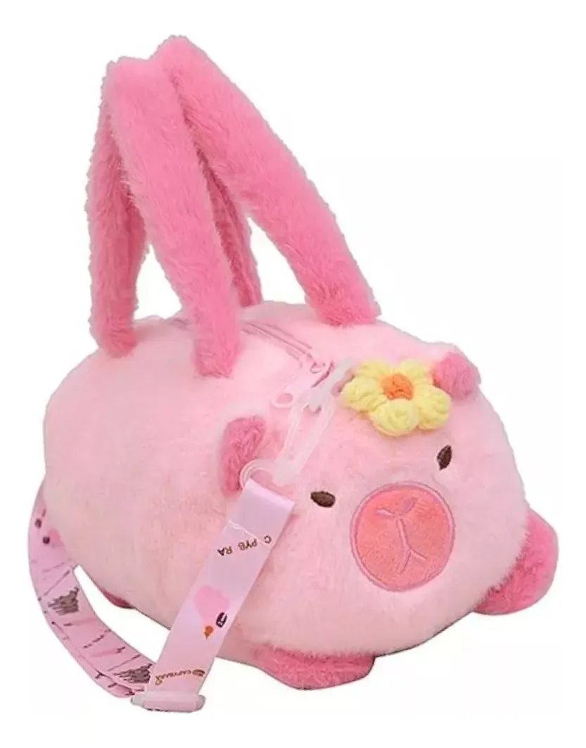 Bolsito Bandolera De Capibara Bolso De Mano Tierno Para Niños
