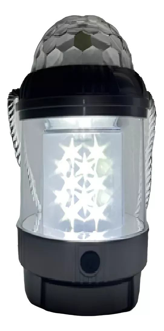 Linterna Recargable Farol Luz De Colores Y Estrellas Linterna Led