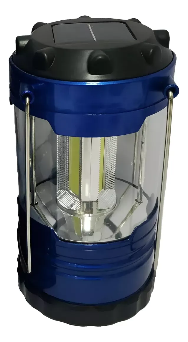 Farol Recargable Led Grande Para Camping Uso Domestico Carga Solar