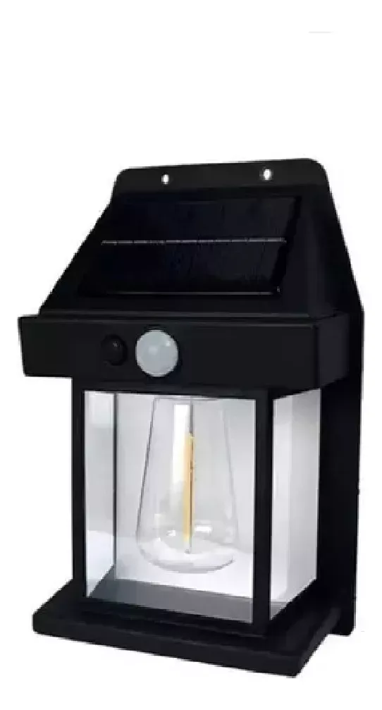 Lampara De Exterior Adorno Farol Solar Sensor Movimiento