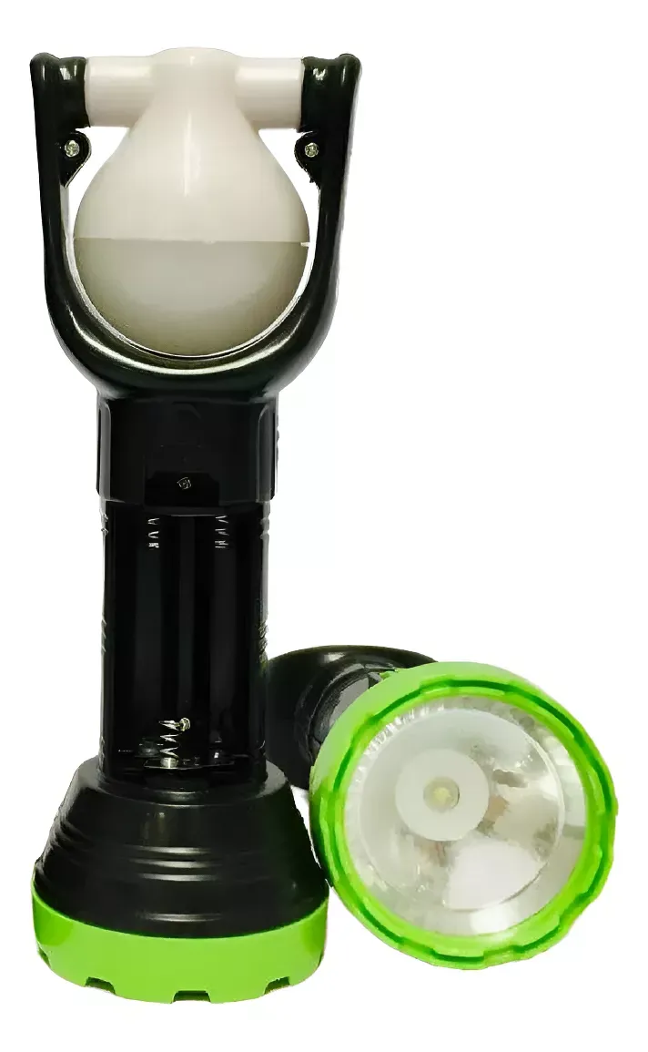 Lampara Portatil Linterna Y Lampara 2 En 1 A Pilas Material ABS