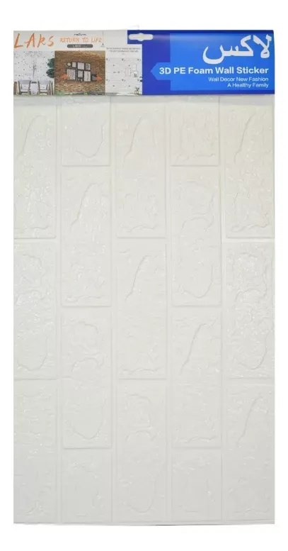 Autoadhesiva Para Pared Color Blanco Decorativo