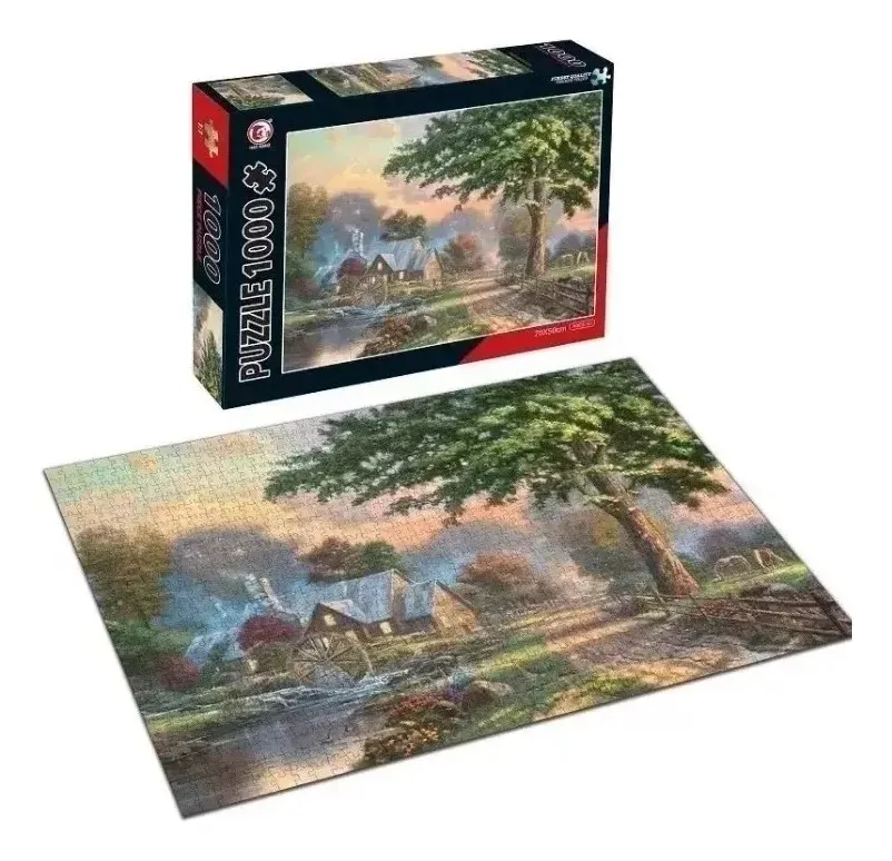 Puzzle Rompecabezas 1000 Piezas 3 Diseños  Juego Para Todas Las Edades