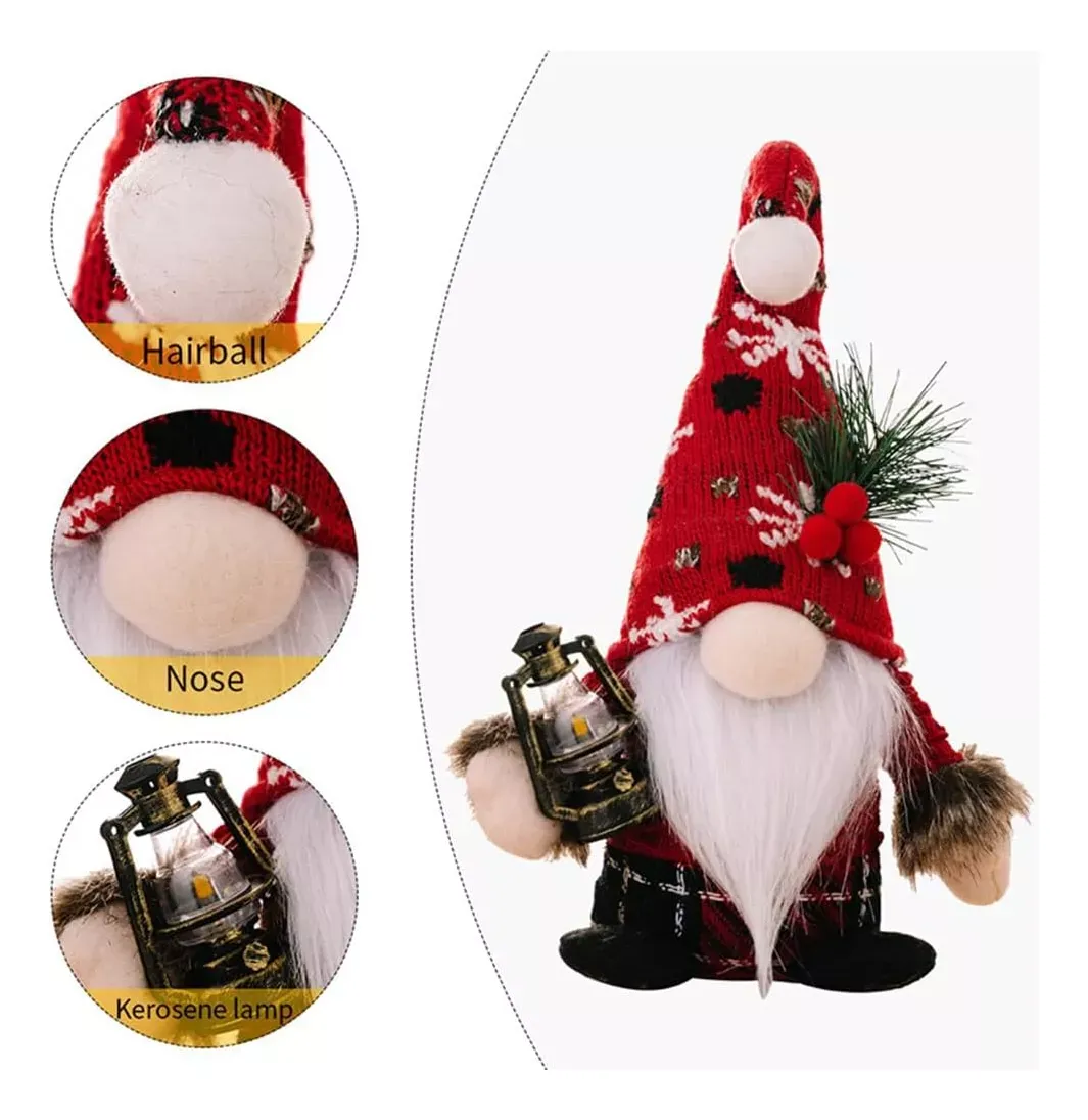 Adorno Muñeco Gnomo De Navidad Para Decoracion De Fieltro