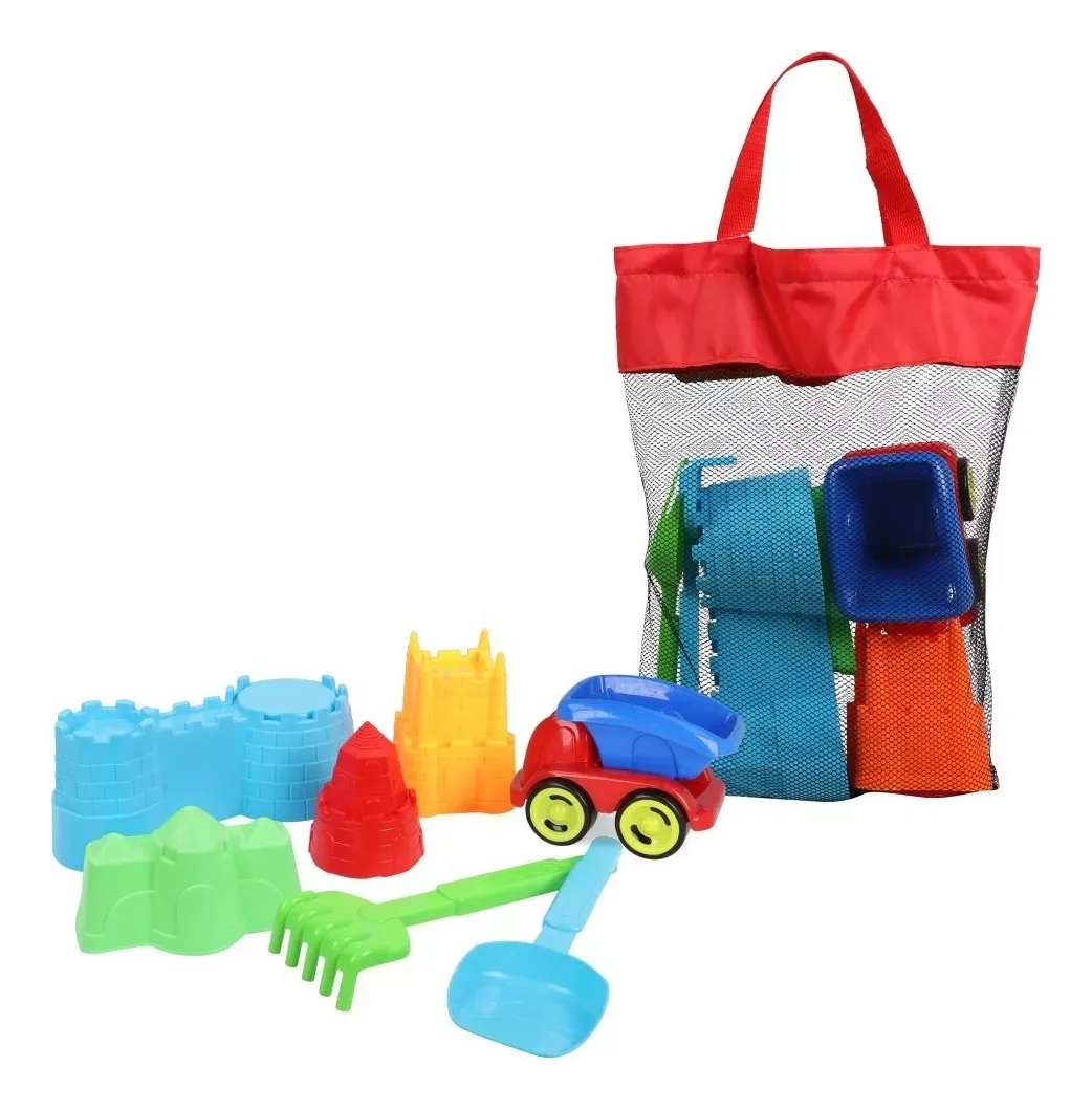 Set Playero Bolso Con Accesorios Juego de Arena 7 piezas