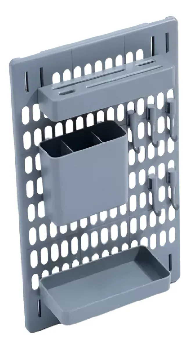 Organizador Ranurado De Pared Tablero Perforado Grande Múltiples Orificio