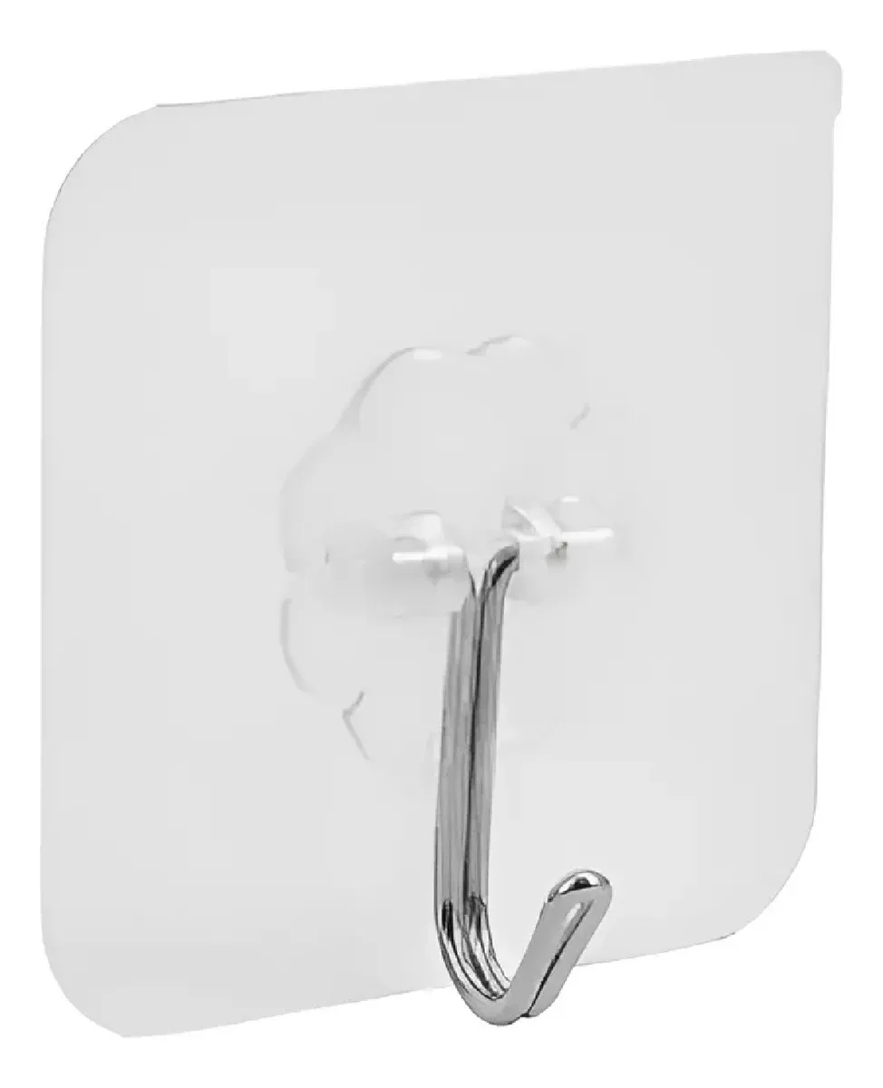 Ganchos de Pared Con Adhesivo Resiste Impermeables Soporta Hasta 15 Kg
