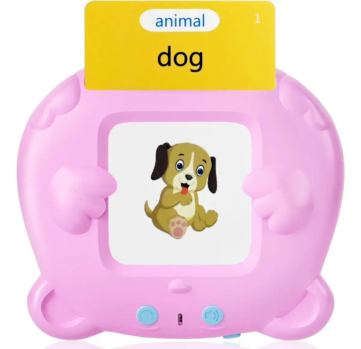 Juguete Tarjetas Interactiva/educativa Niños Rosado Plastico Bateria 100 mAh