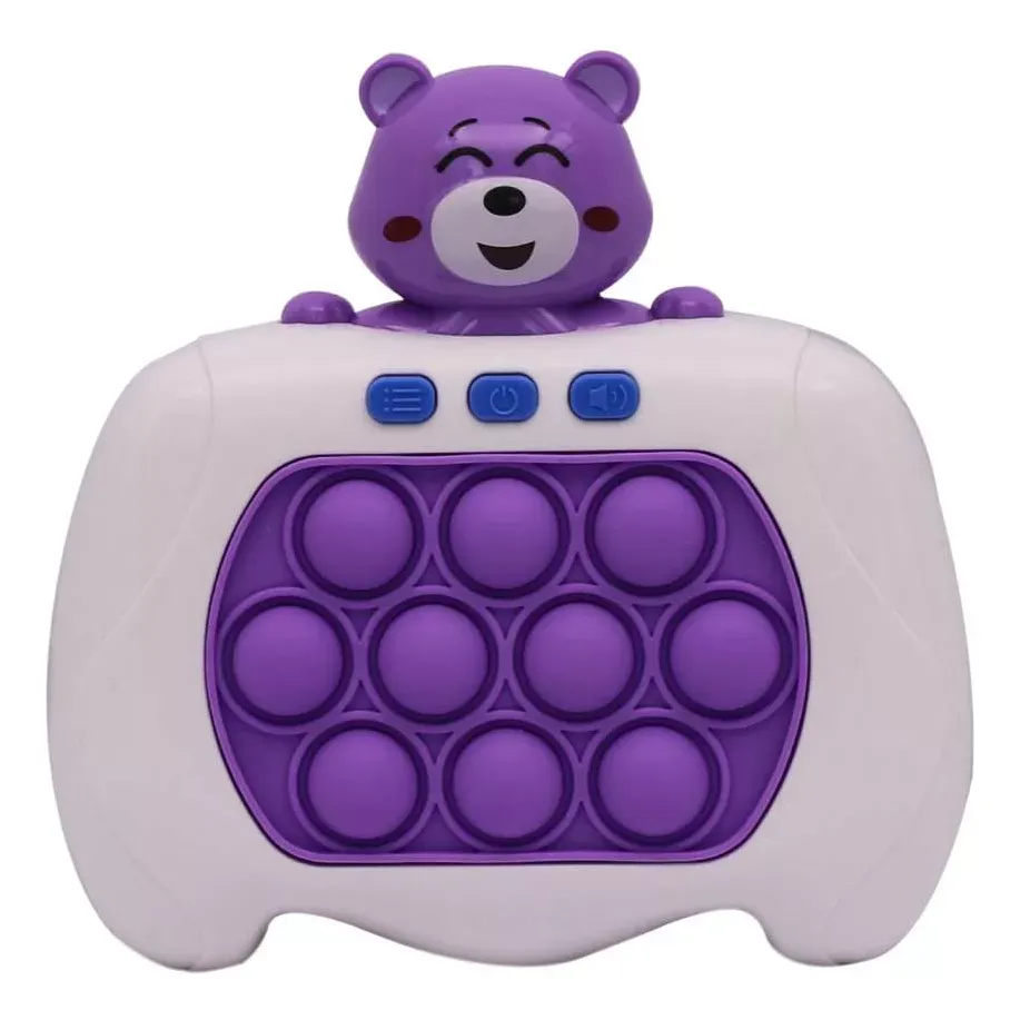 Pop It Consola Electrónica Consola Sensorial Con Luz Y Sonido Diseño Oso