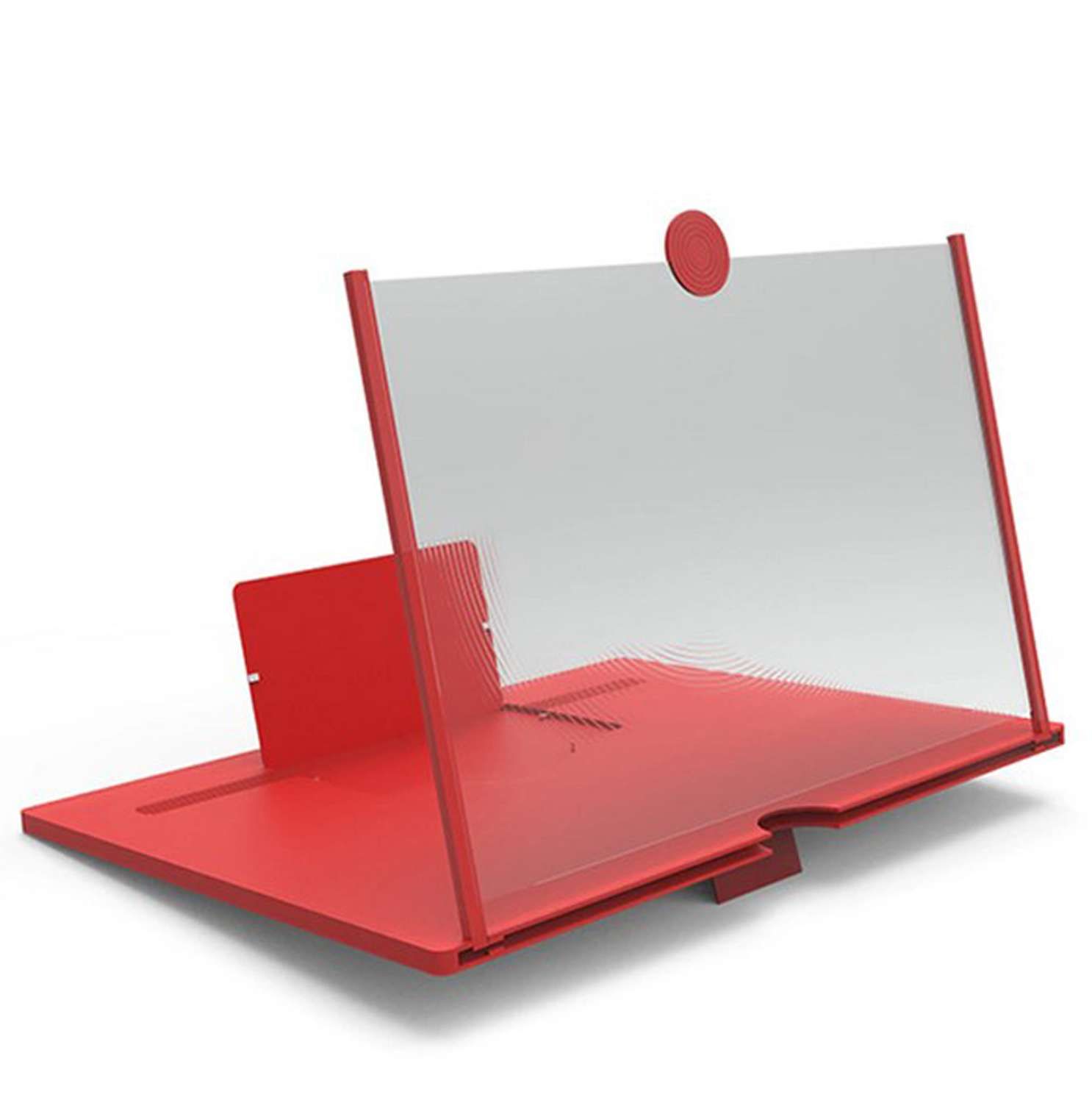 Pantalla Lupa Portátil Para Celular Pantalla Aumento Zoom 9” ROJO