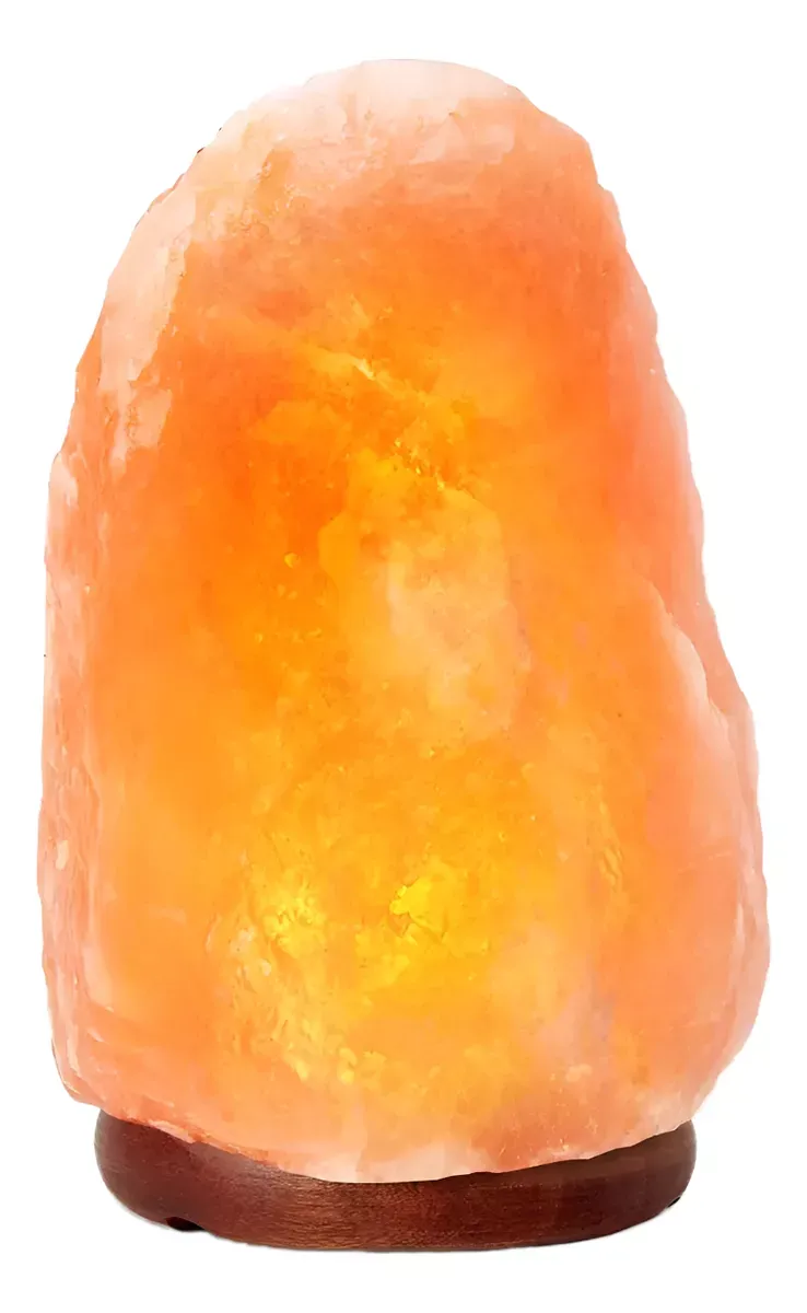 Lampara De Sal Luz Del Himalaya 2 A 3 Kg Con Dimer
