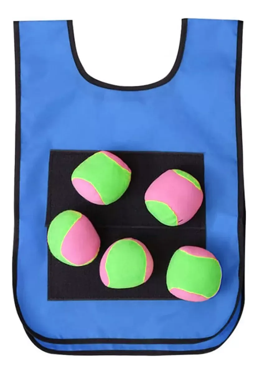 Juego De Actividad Al Aire Libre Chaleco Con 5 Pelotas