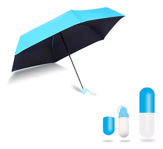 Paraguas Sombrilla Bolsillo Anti-uv Cápsula De Bolsillo