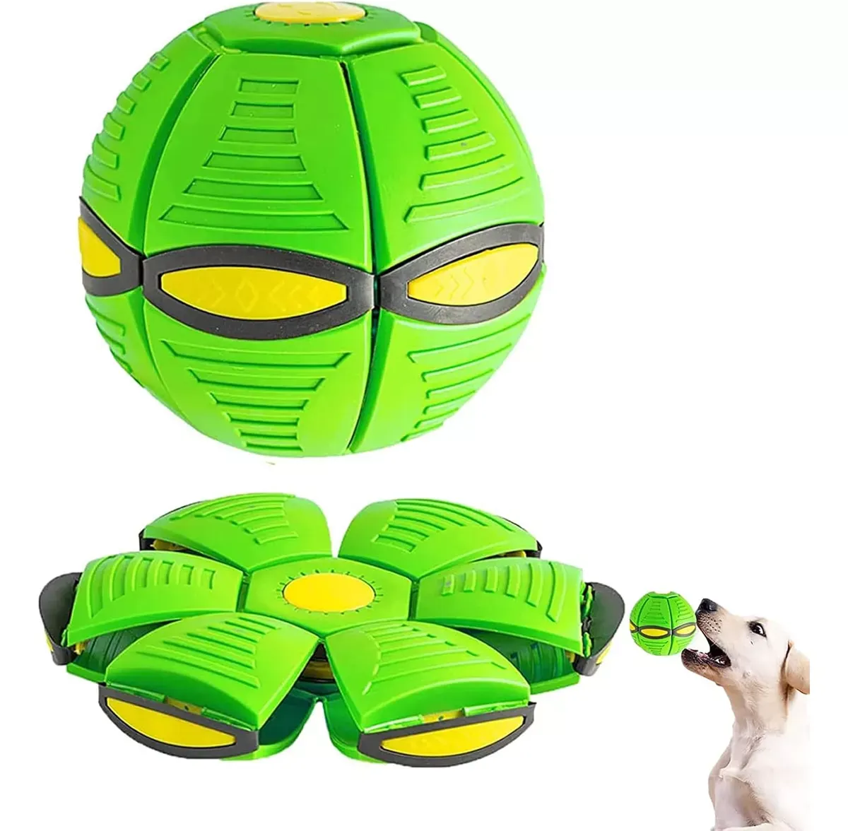 Pelota Mágica Juguete Con Luz Mascotas/niños Disco Volador