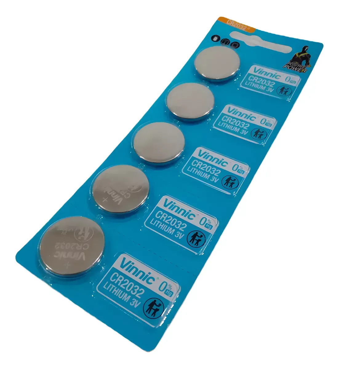 Pack Pila Bateria Circulares Cr2032 3v Litio Vinnic 5 Unidades