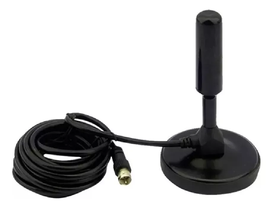 Antena Tv Interior Sintonizador De Alta Señal Cable 3mts Jta