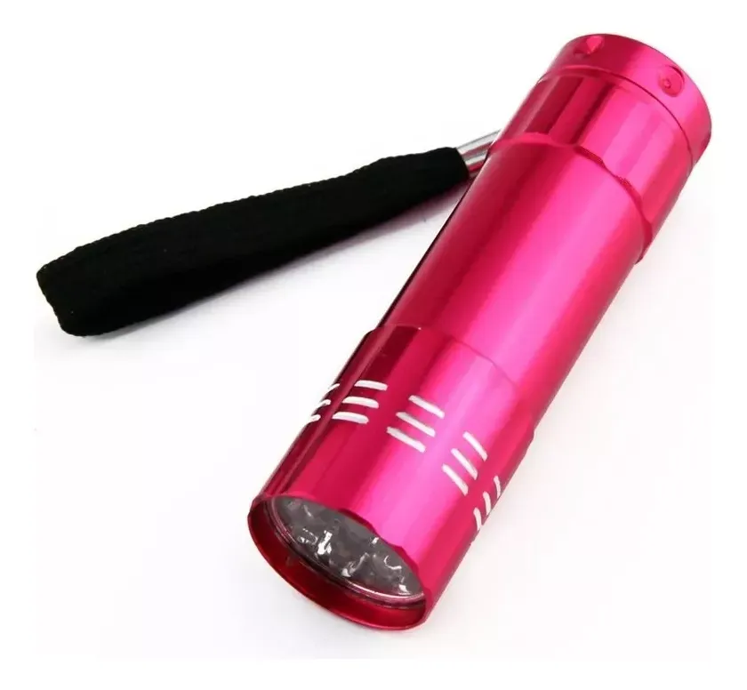 Linterna De Bolsillo 9 Led Baterías Portátil Camping Con Pilas