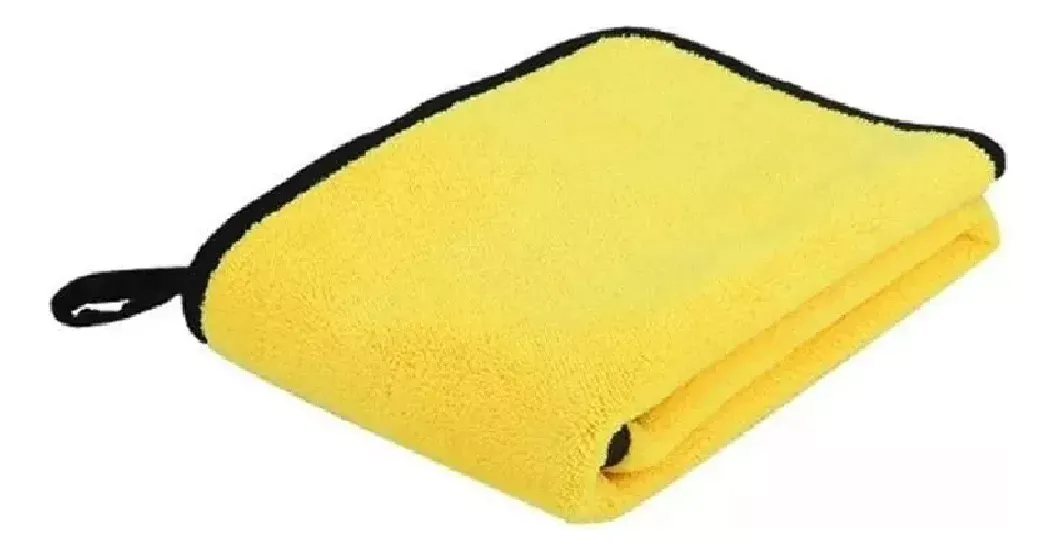 Paño De Microfibra Para Autos Color Amarillo Paño Perfecto Para El Lavado