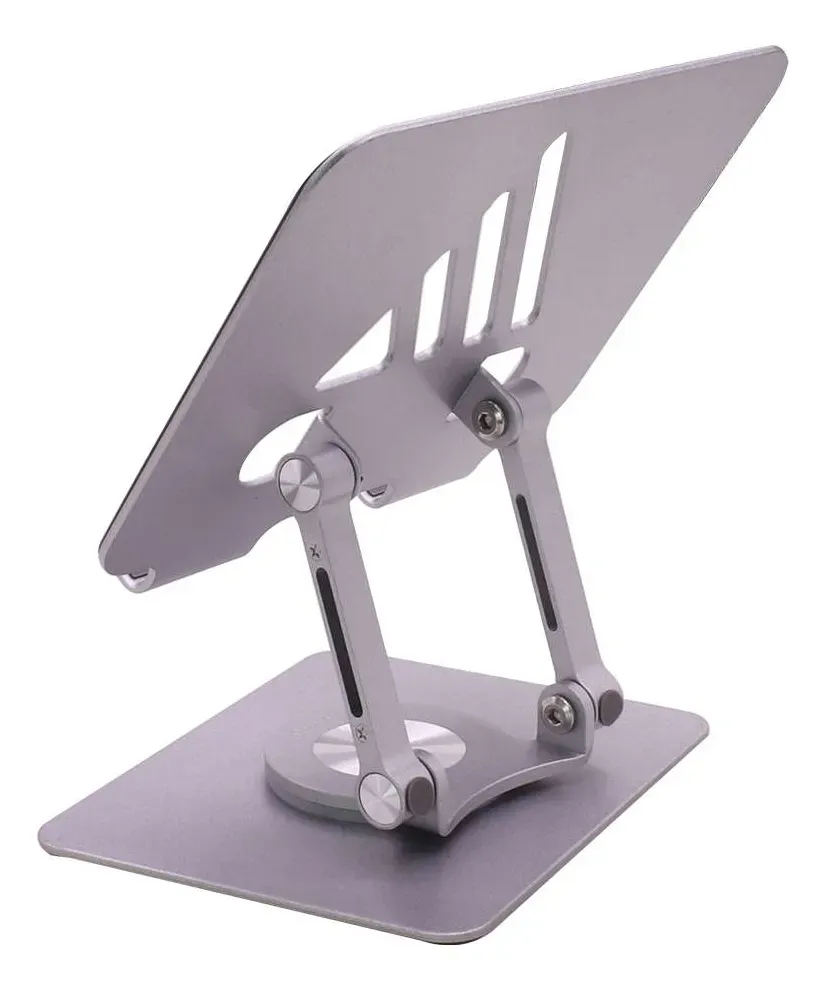 Soporte Para Tablet De Metal, Giratorio Y Ajustable A 360°,