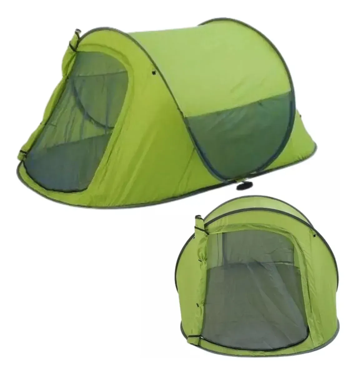 Carpa Autoarmable 2 Persona Con Mosquitero Y Filtro Uv - Tela impermeable