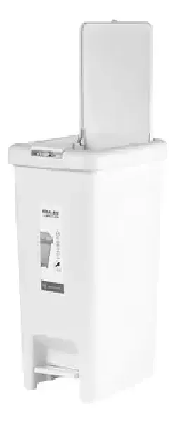Cubo De Basura De Plástico Con Pedales Contenedor de 15 L Cr1-9832