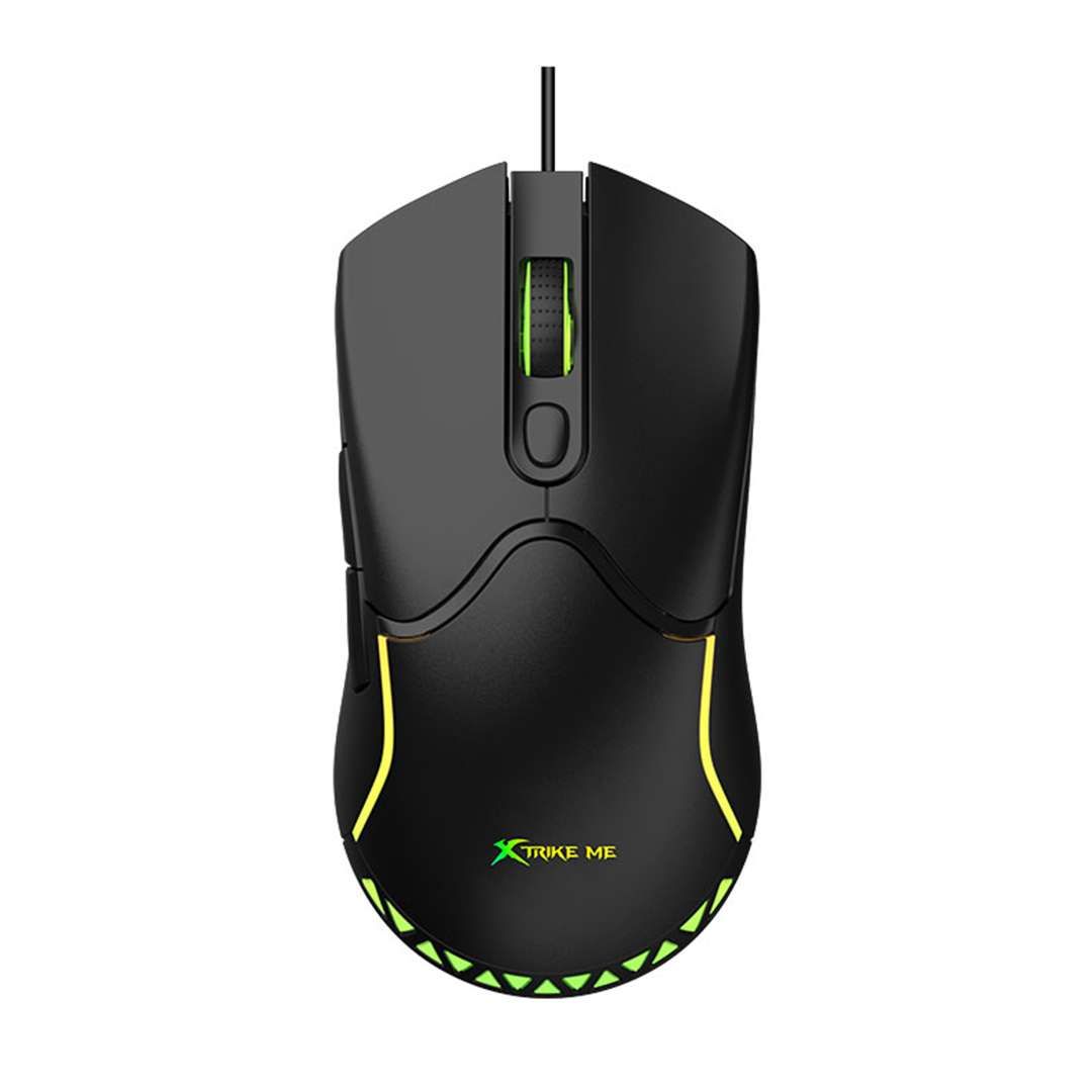 Mouse Gamer 3600 Dpi Luz Led Rgb Usb 2.0 Sensor Óptico GM-217