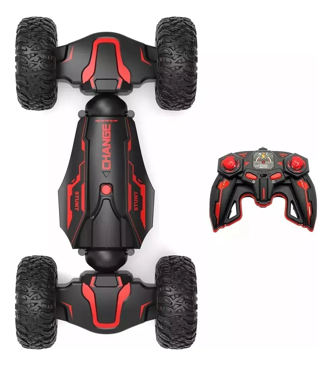Auto De Juguete Transformado Plastico Acrobativo Todoterreno