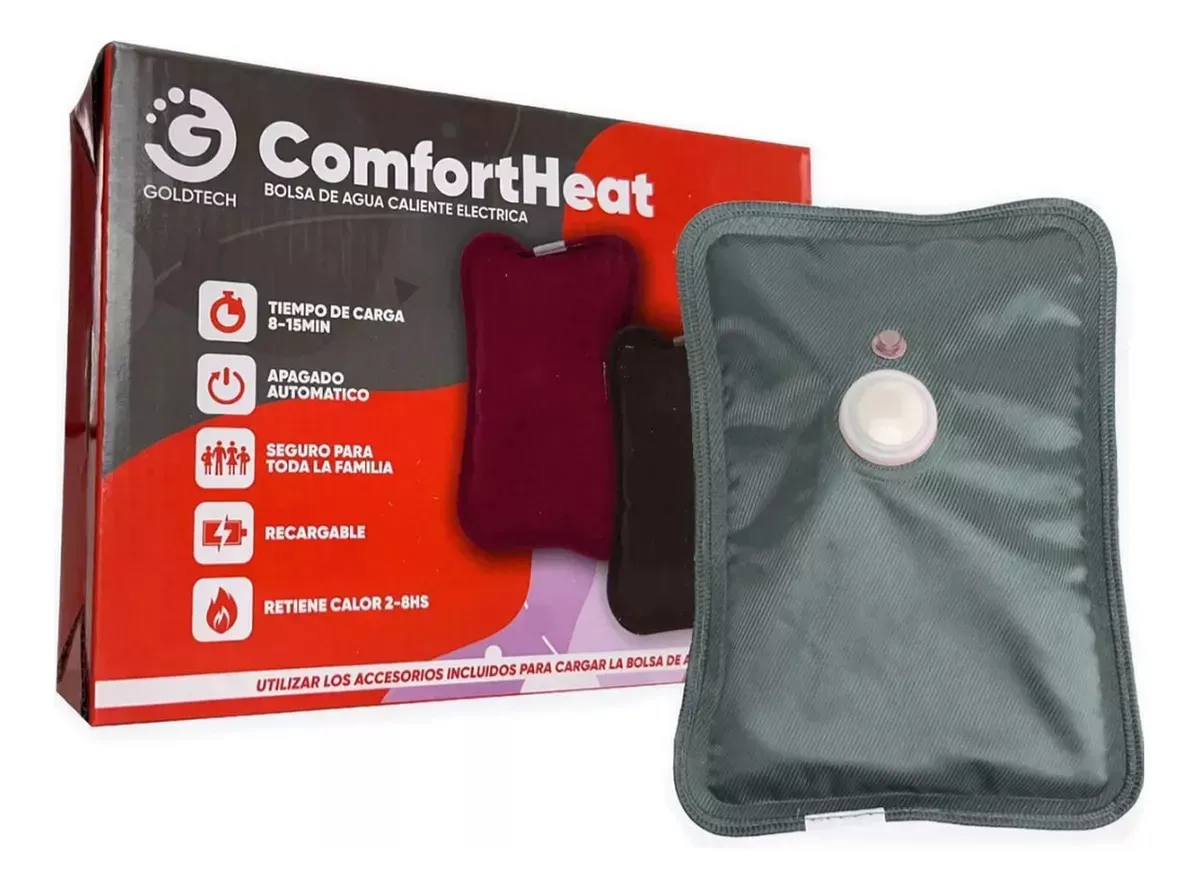 Bolsa De Agua Electrica Recargable Calor De 2 A 8hs