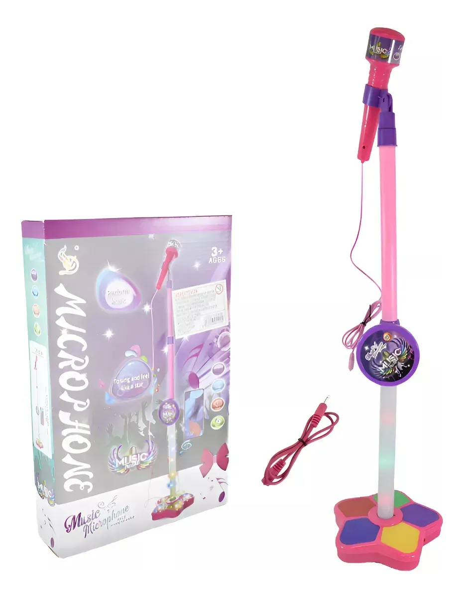Micrófono Para Niños Con Soporte Micrófono De Karaoke infantil