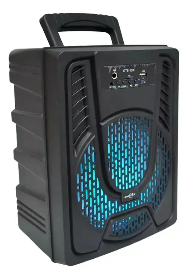 Altavoz Parlante Portatil Con Entrada Para Usb, Micro Sd Y Mic