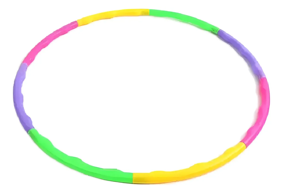 Aro Juguete Hula Ula Desarmable  80 cm Para Bailar Danza
