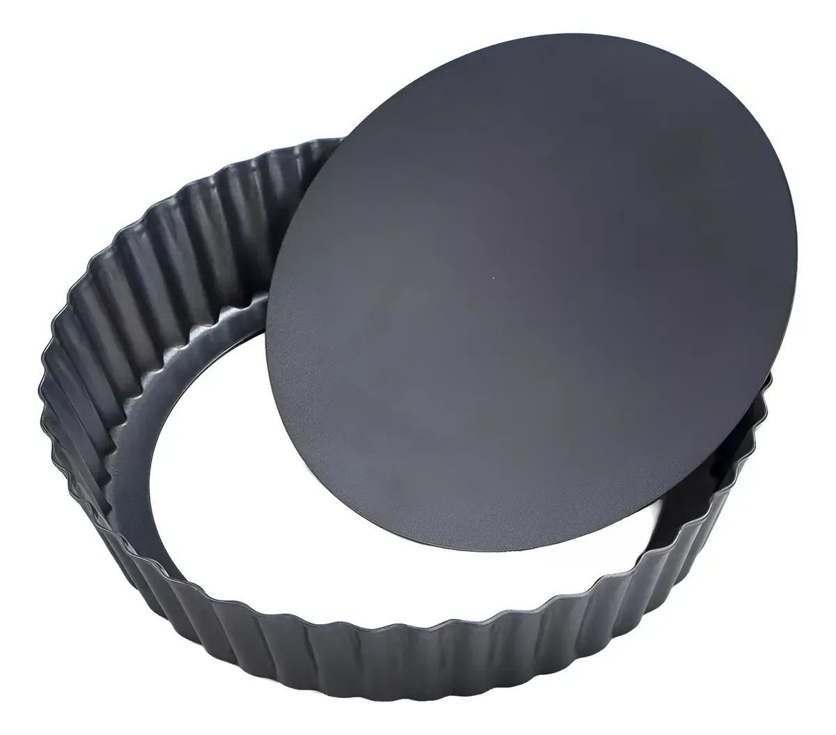 Tartera Alta Desmontable Medidas 24 Cm De Diametro De Teflon