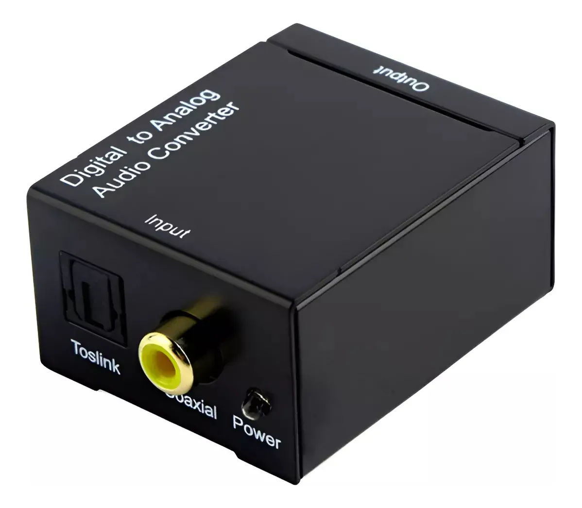 Conversor Audio Digital A Analógico Rca Fibra Optica Coaxial