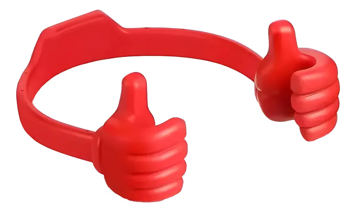Soporte Exhibidor Universal Para Celular Forma Manos Flexible
