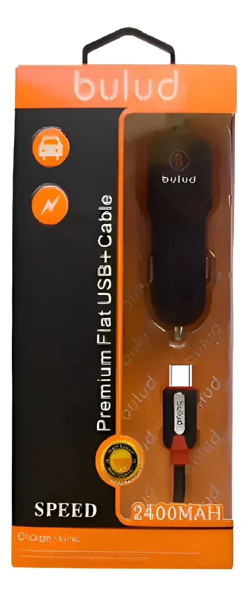 Cargador V8 Para Auto 12 V Cable De Carga Tipo C