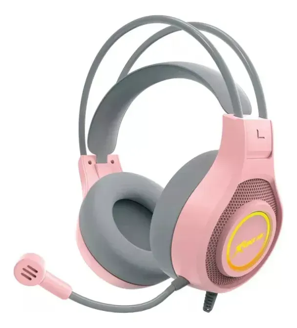 Auricular Vincha Gamer Luz Rgb Y Cable Sonido Estereo Xtrike Gh-515