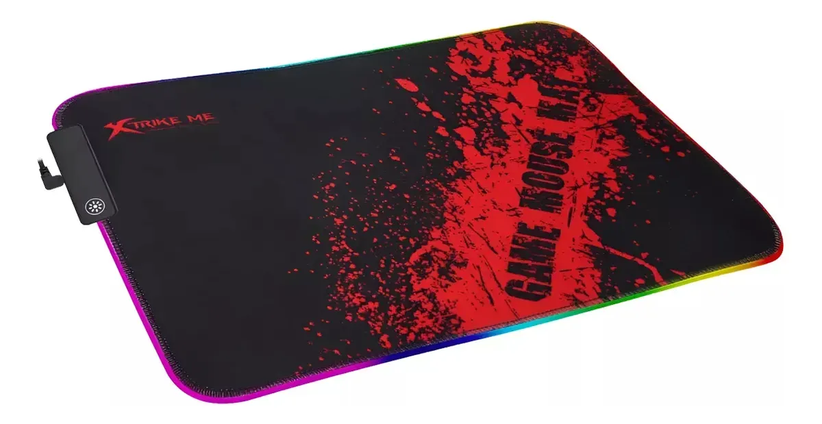 Mousepad Gamer Xtrke Me Mp-605 Rgb Cm Iluminado  770mm x 295mm.
