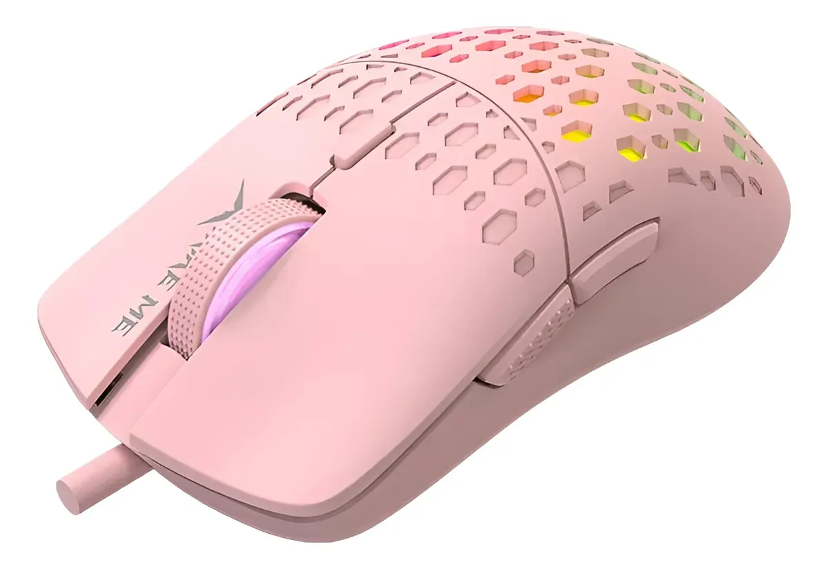 Mouse Xtrike Me Gamer RGB Gm-209p Sensor Óptico Color Rosado